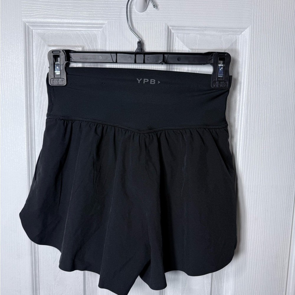 YPB Women's Black Sporty Skorts